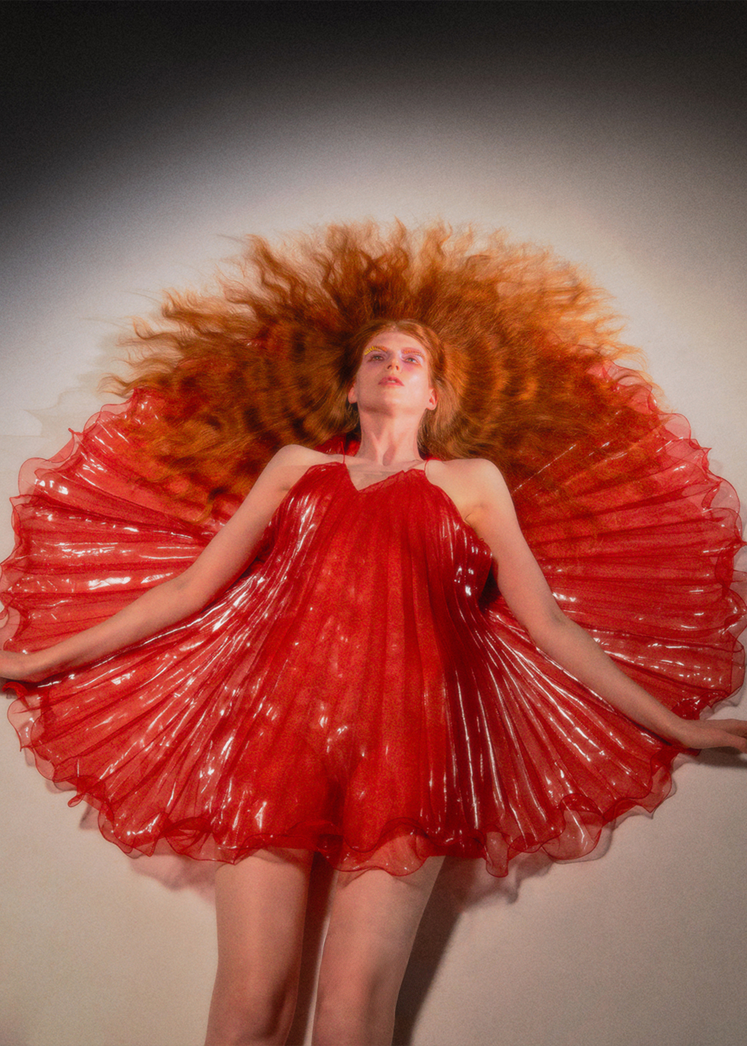 Editorial — red dress
